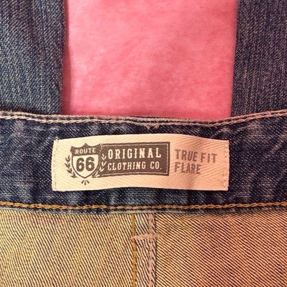 148. Route 66 Original Clothing Co. True Fit Flare Jeans 15/16 - Picture 2 of 7